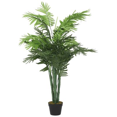vidaXL Künstliche Palme – 18 Blätter – 80 cm – Wartungsfreie Tropenatmosphäre