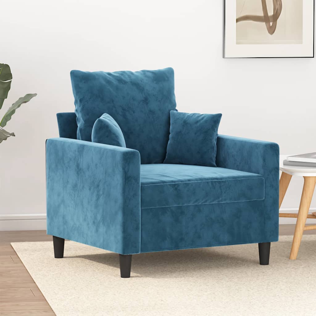Canapé en velours – Disponible de 60 à 180 cm