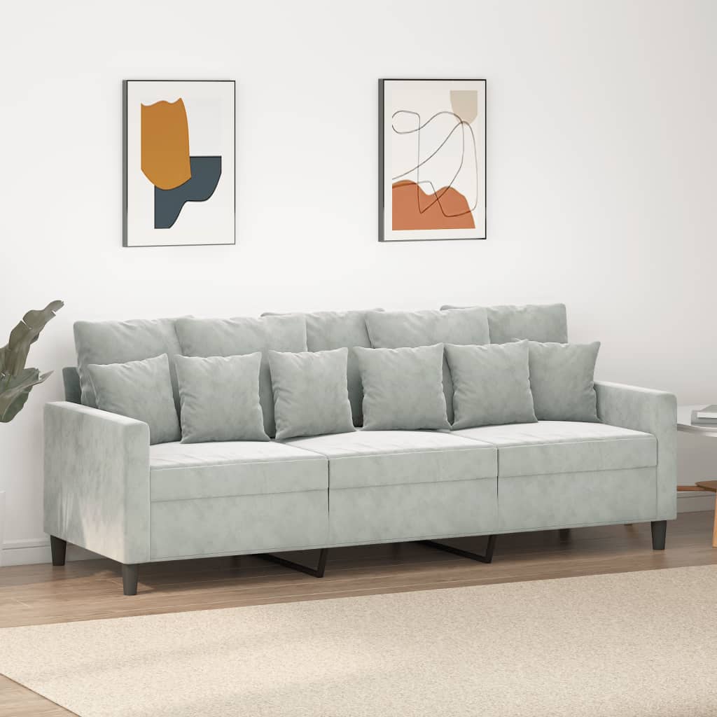 Canapé en velours – Disponible de 60 à 180 cm