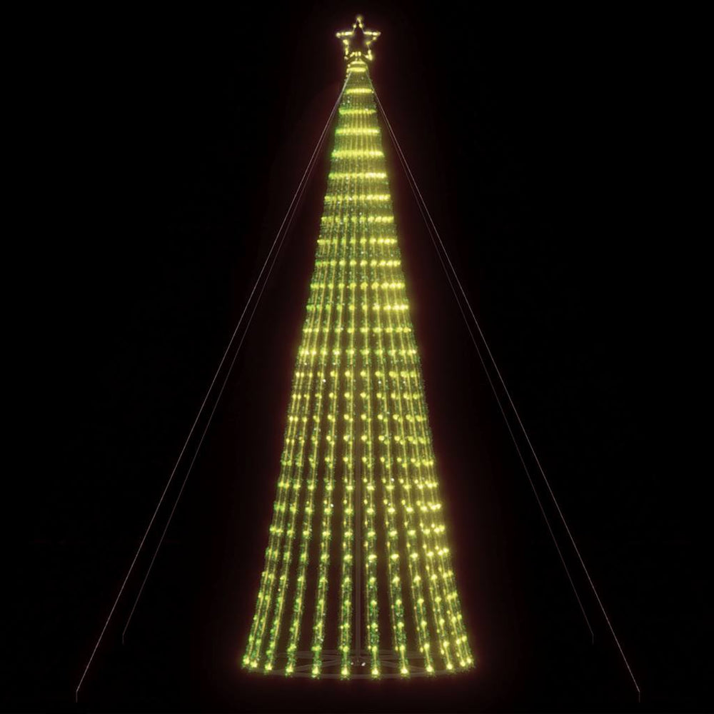 Sapin lumineux LED – 8 modes, blanc ou bleu