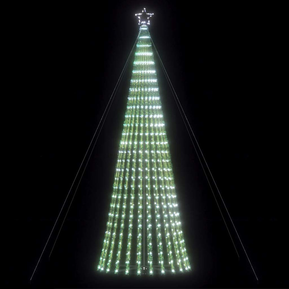Sapin lumineux LED – 8 modes, blanc ou bleu