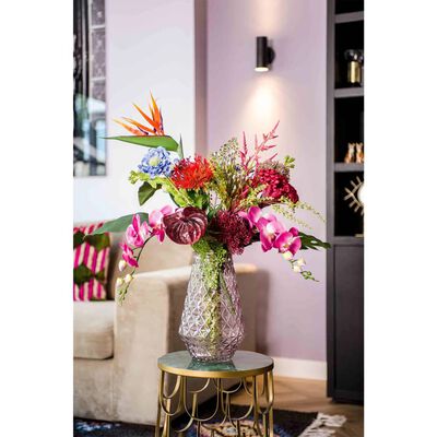 Künstlicher exotischer Smaragdstrauß-Mix – Die Essenz exotischen Luxus in Ihrem Zuhause