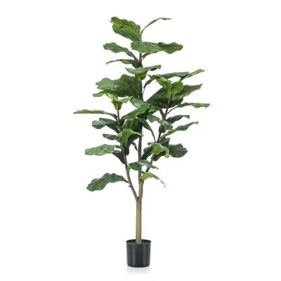 Emerald Ficus Lyrata Artificial 120 cm – The Essential Plant Elegance