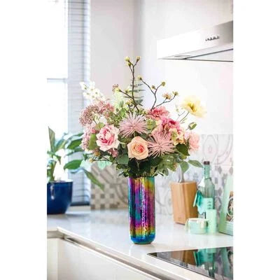 Artificial Emerald bouquet – Mistic Summer – 65 cm – Multicolor