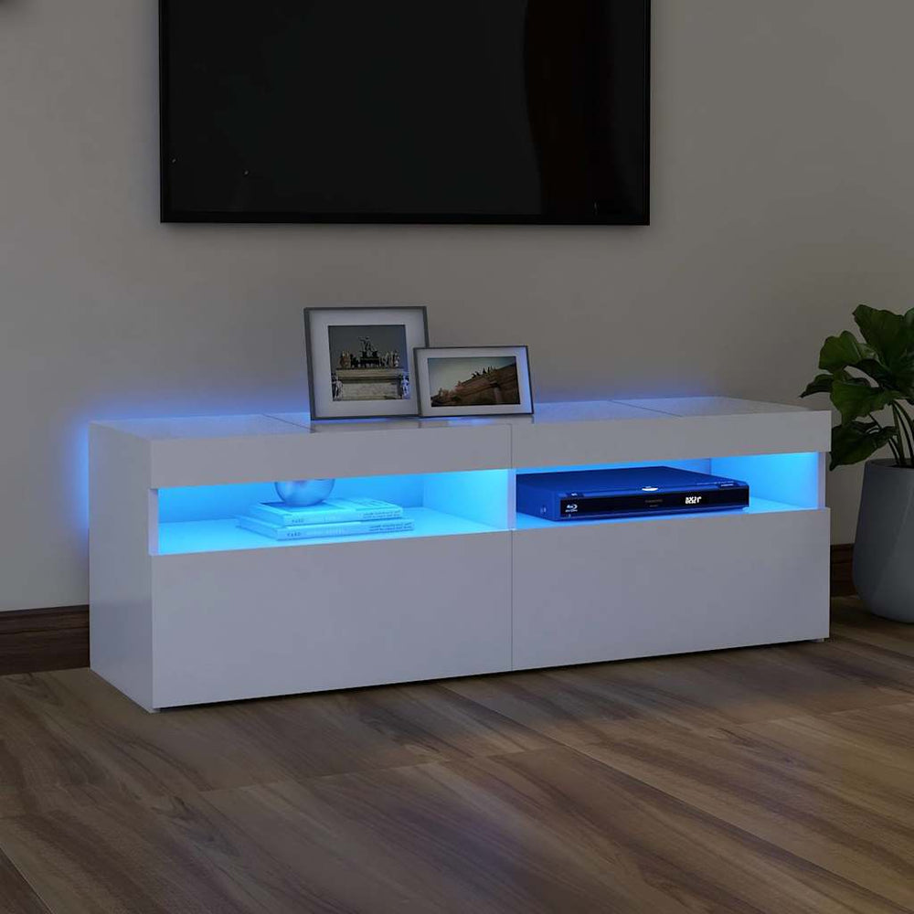 Meubles TV avec Lumières LED RVB – Finition magnifique