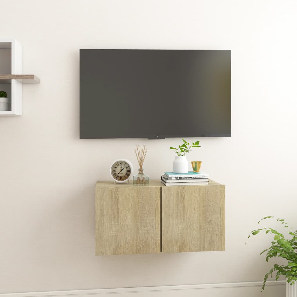 Meuble TV Style Rustique – Finition Vieux Bois