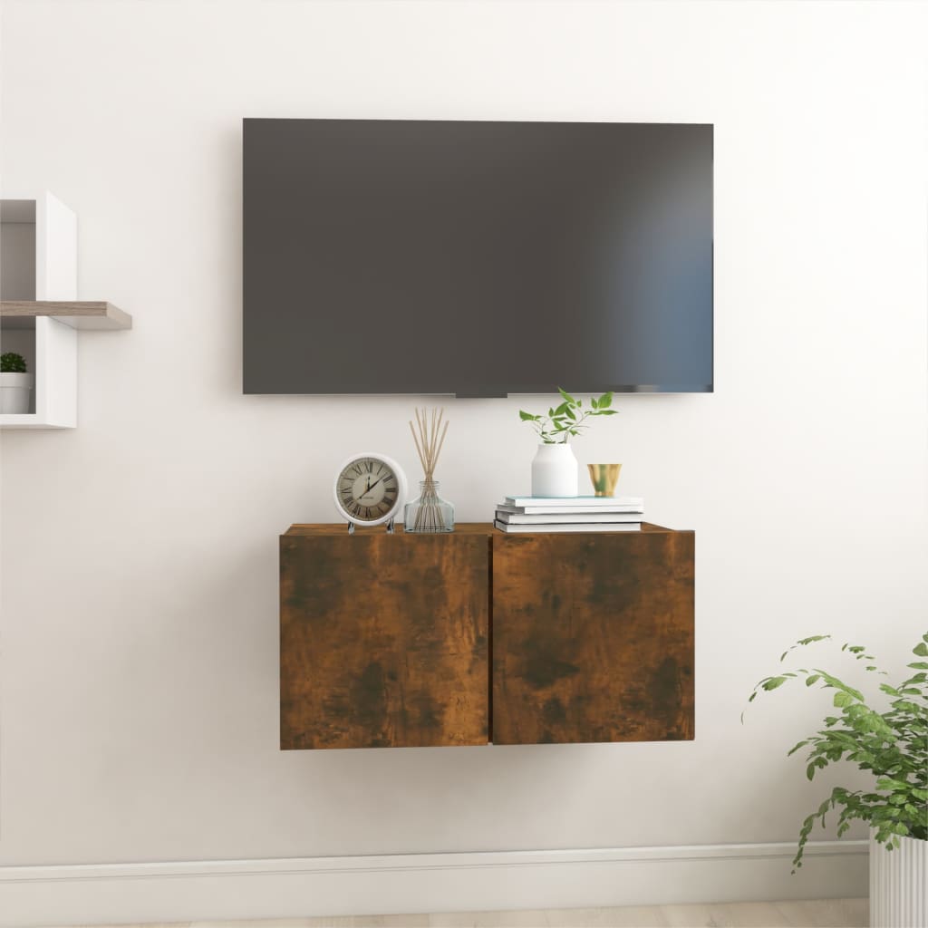 Meuble TV Style Rustique – Finition Vieux Bois