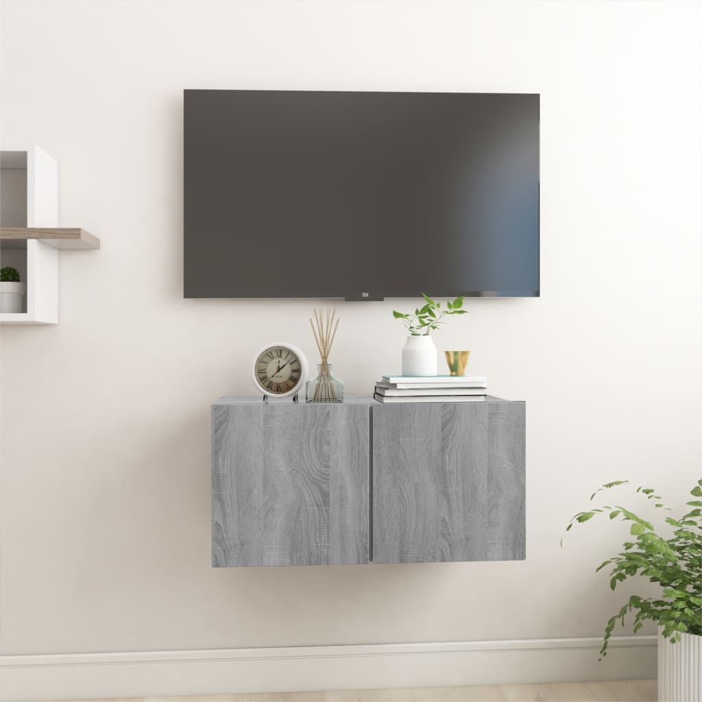Meuble TV Style Rustique – Finition Vieux Bois
