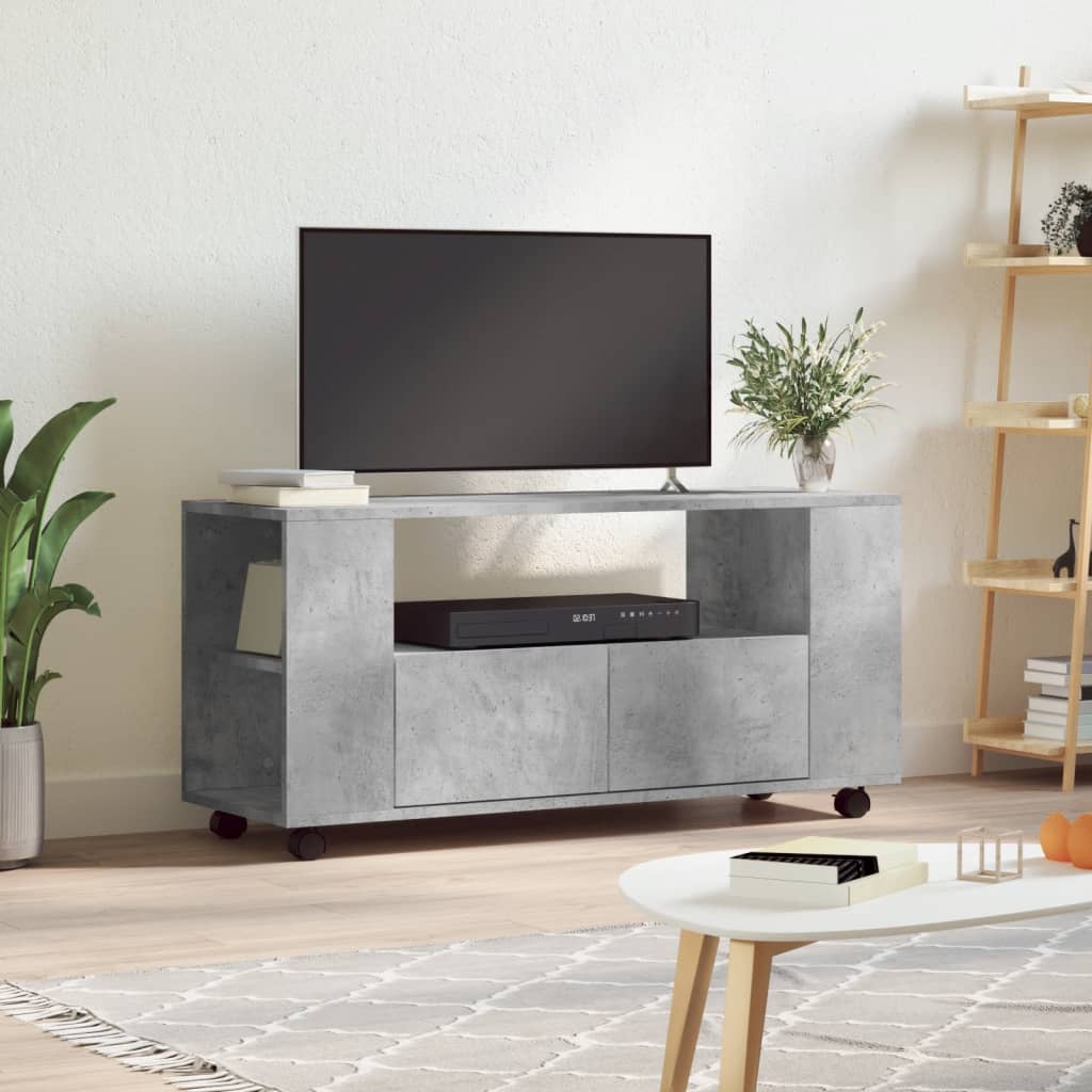 Meuble TV avec Roulettes – 102x34,5x43 cm – Finition Magnifique