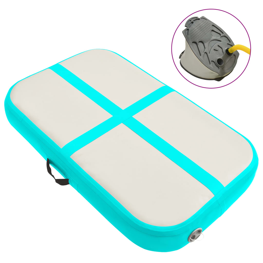 Tapis Gonflable de Gymnastique avec Pompe – PVC Haute Densité