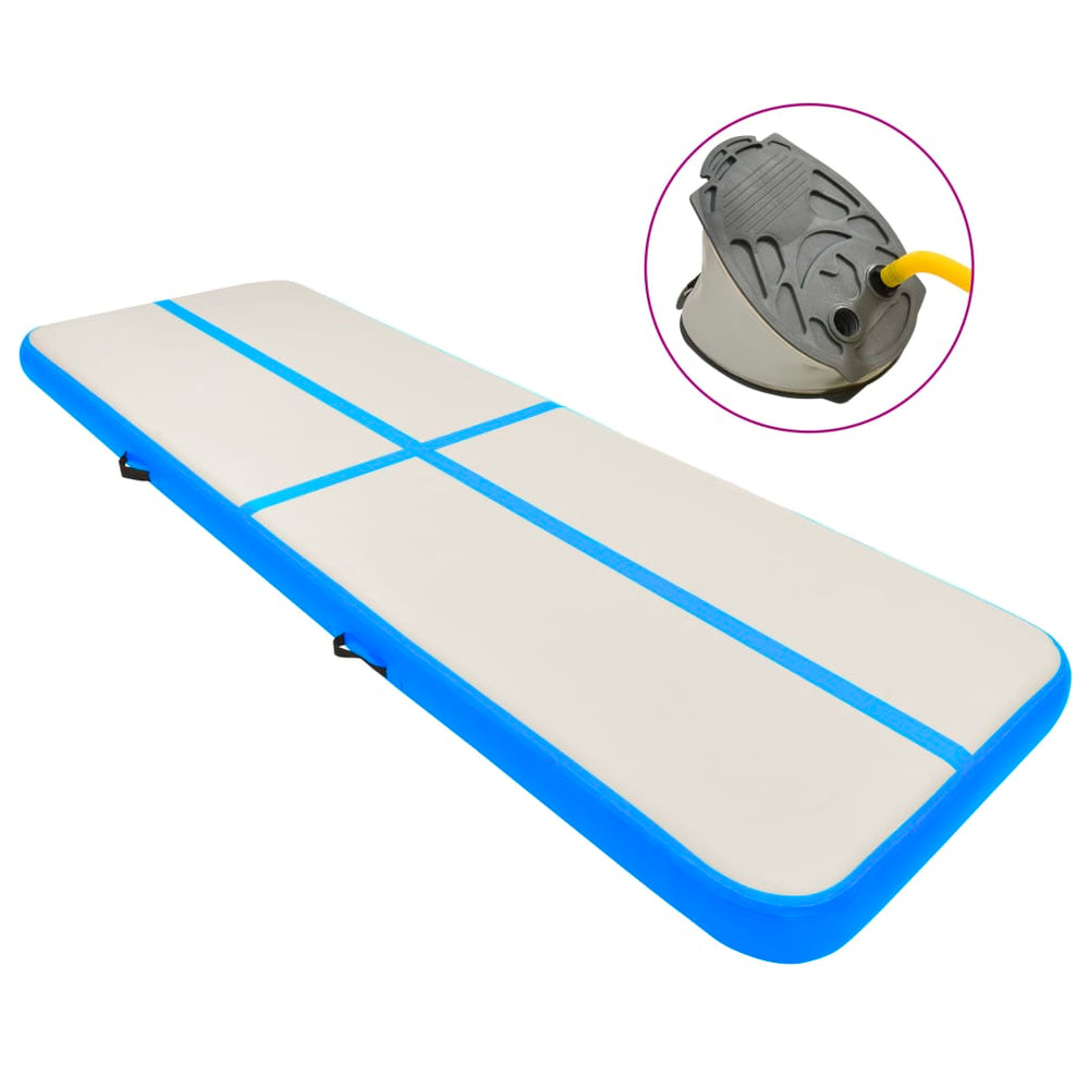 Tapis Gonflable de Gymnastique avec Pompe – PVC Haute Densité