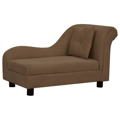 Canapé Confortable pour Chien - Lit Douillet avec Oreiller & Pieds Antidérapants