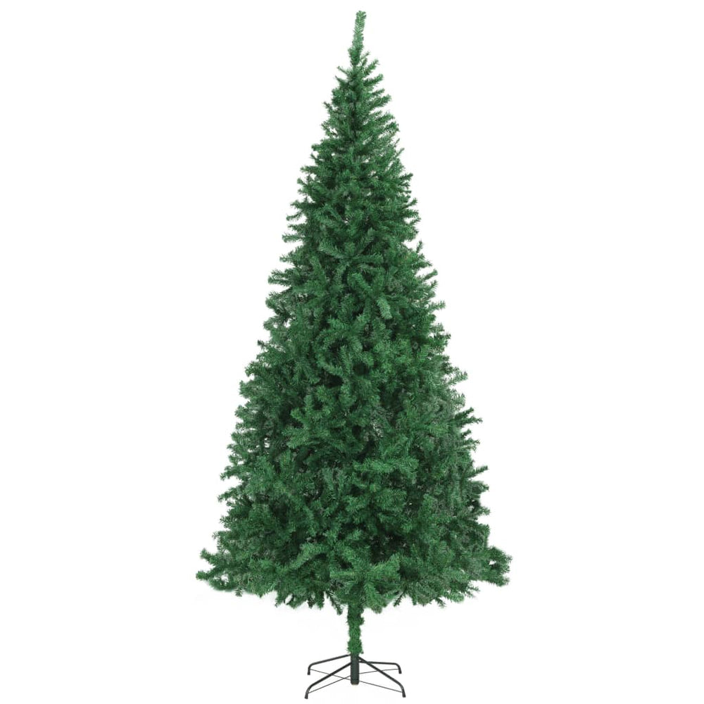Sapin de Noël artificiel vert ou blanc – 120, 150 ou 240 cm
