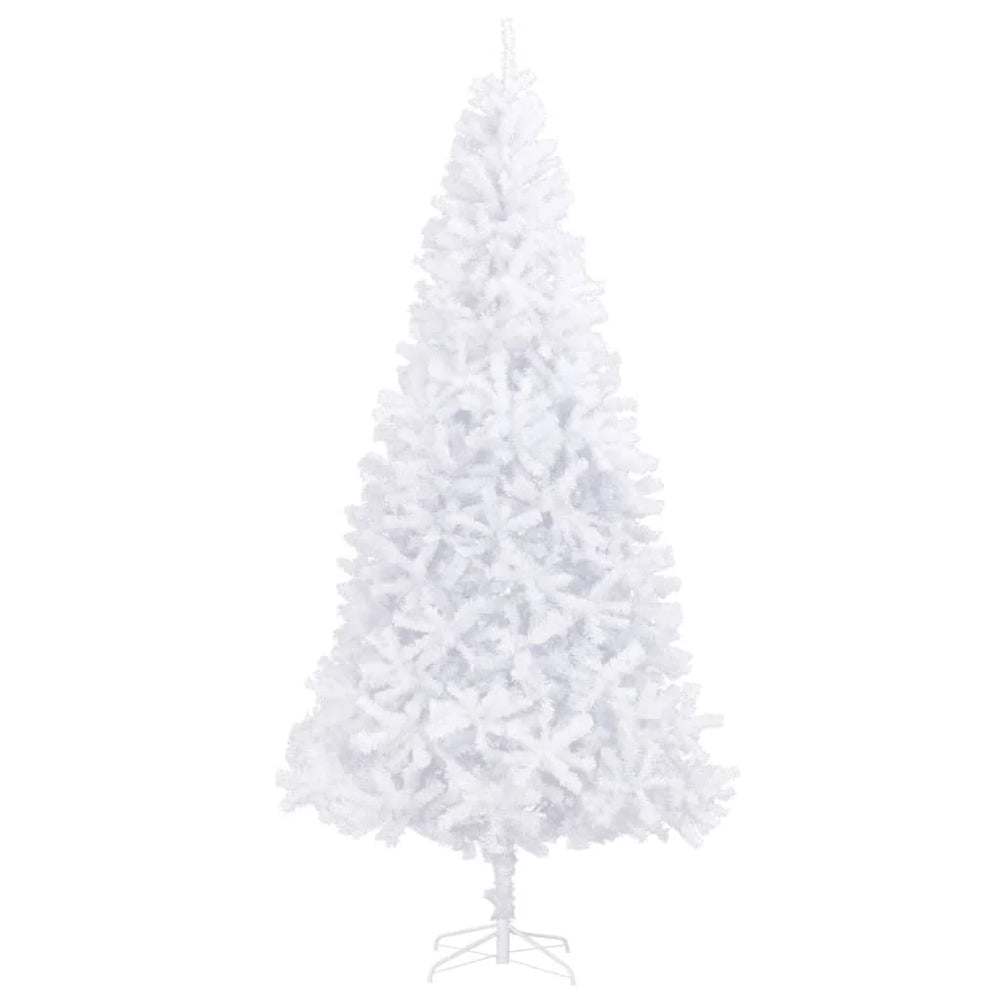 Sapin de Noël artificiel vert ou blanc – 120, 150 ou 240 cm