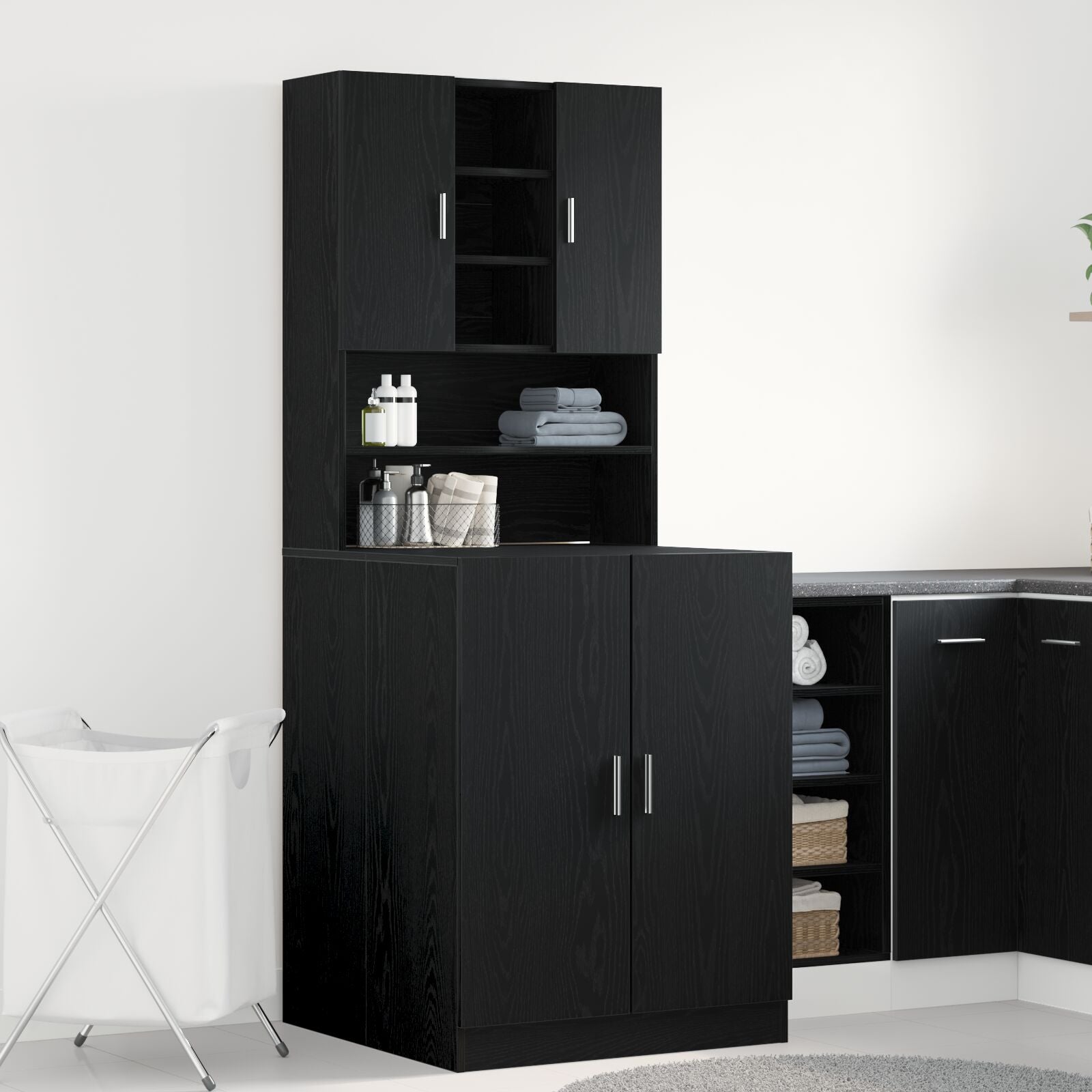 Meuble pour Machine à Laver avec Rangement