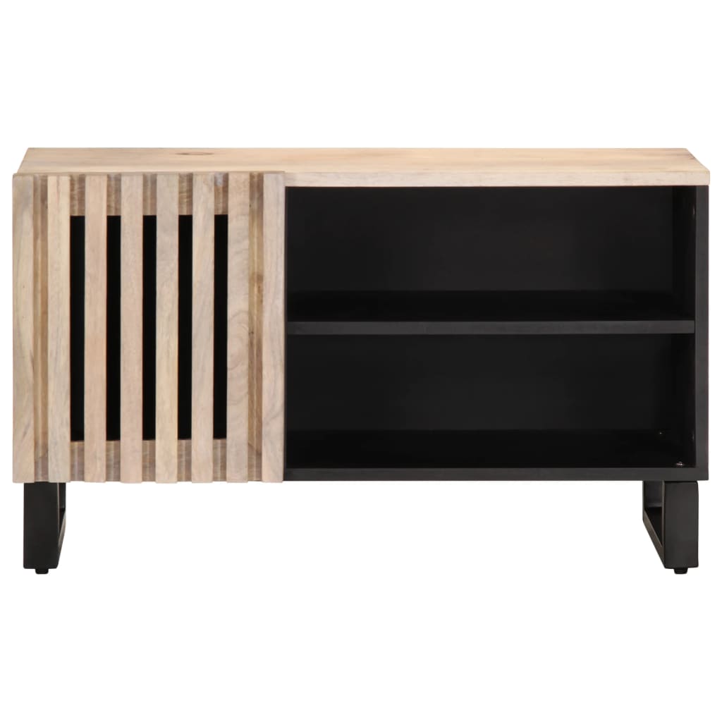 Meuble TV en Bois Massif d’Acacia – Style Industriel