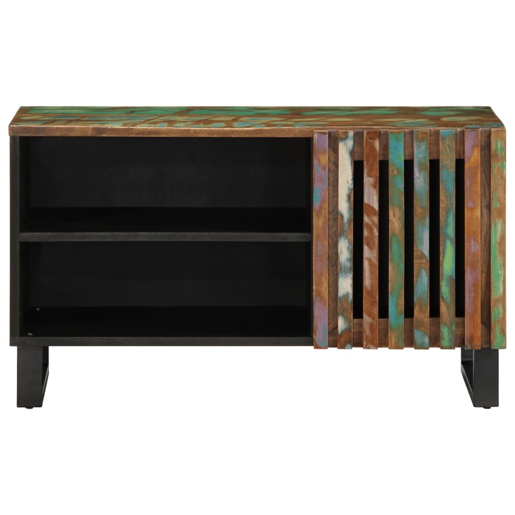 Meuble TV en Bois Massif d’Acacia – Style Industriel