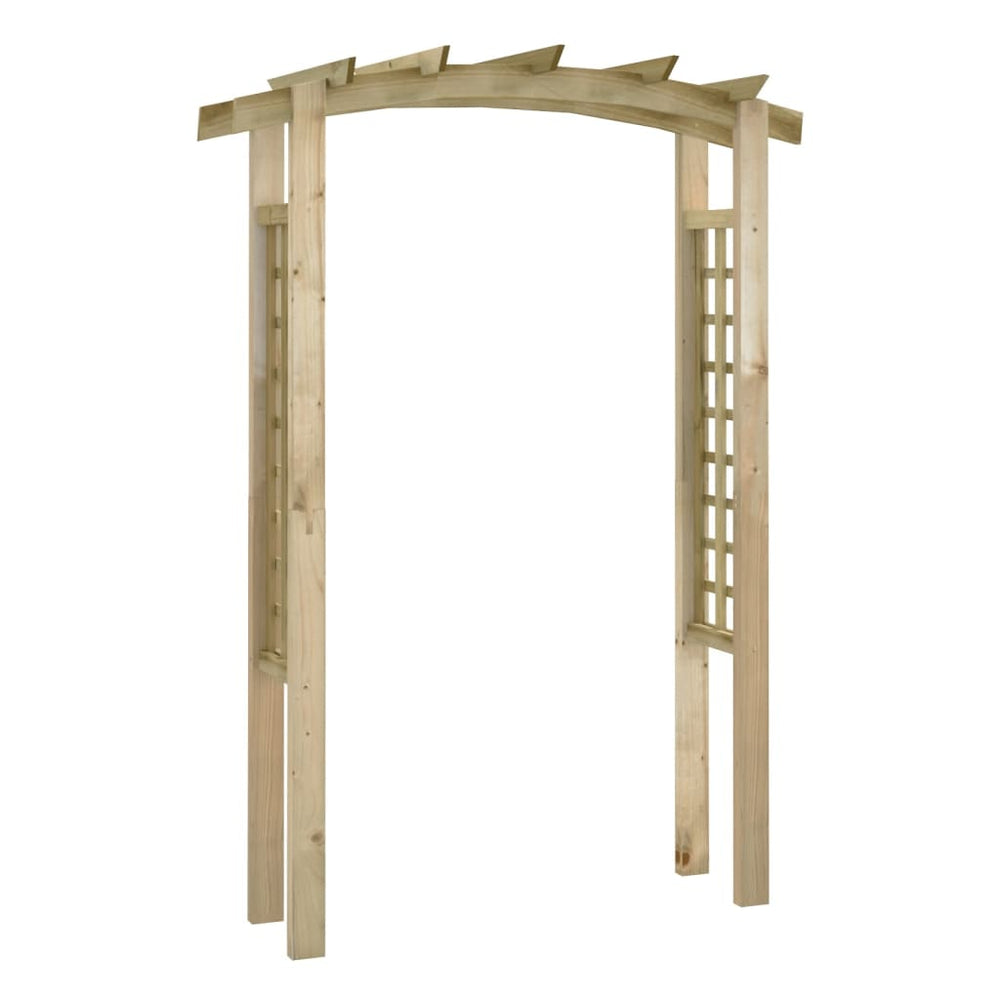 Voûte en Treillis en Bois de Pin Imprégné – 150 x 60 x 210 cm