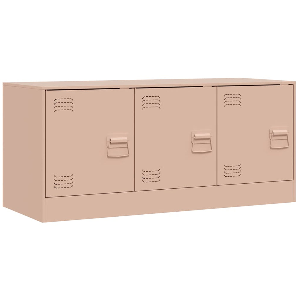 Meuble TV en Acier – 99 × 39 × 44 cm – Design Industriel Élégant