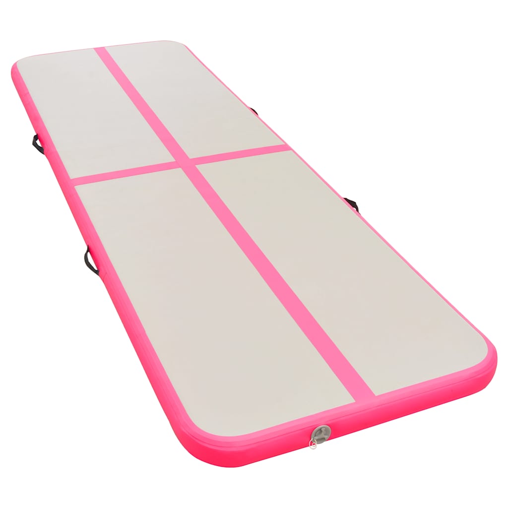 Tapis Gonflable de Gymnastique avec Pompe – PVC Haute Densité