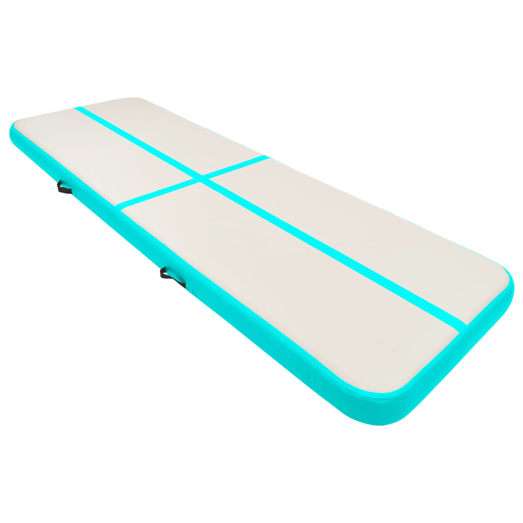 Tapis Gonflable de Gymnastique avec Pompe – PVC Haute Densité