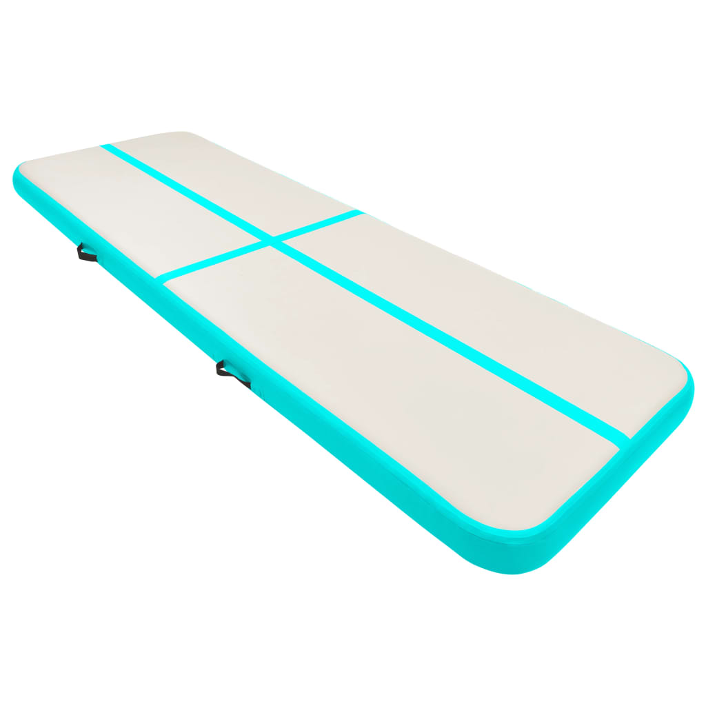 Tapis Gonflable de Gymnastique avec Pompe – PVC Haute Densité