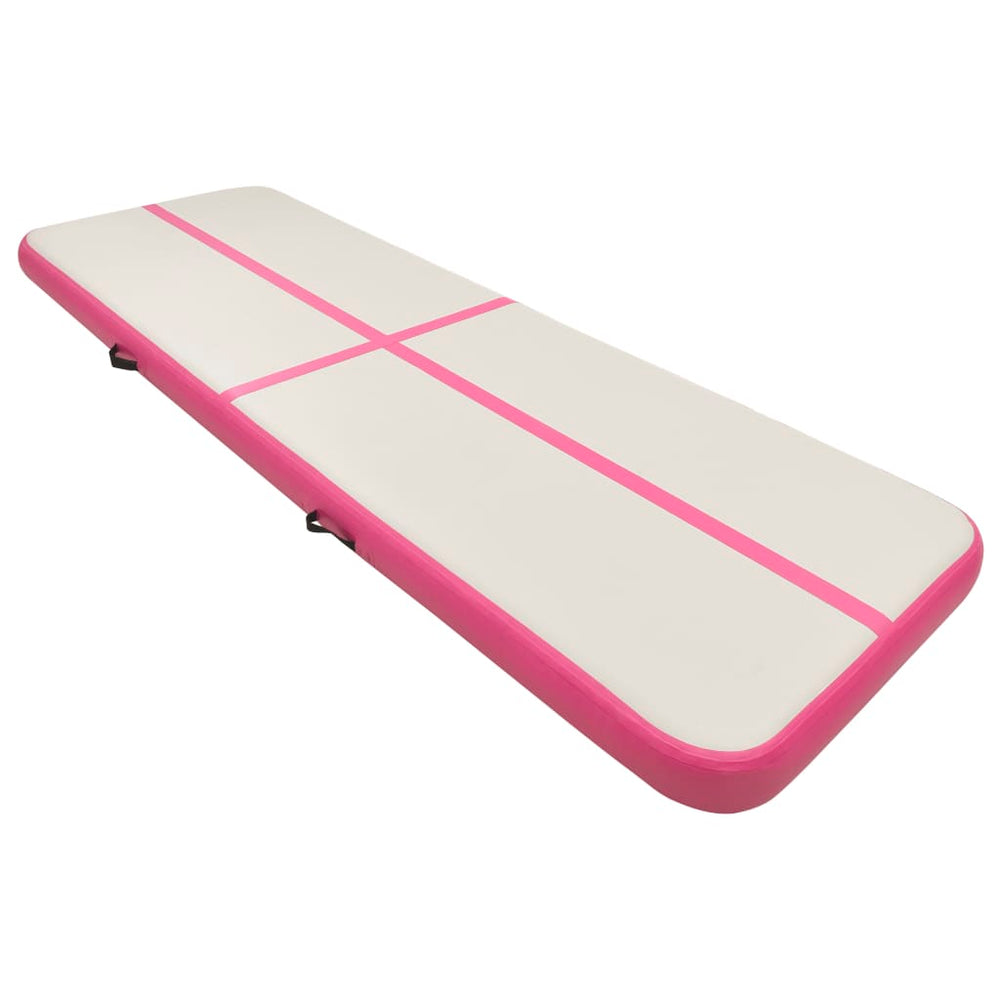 Tapis Gonflable de Gymnastique avec Pompe – PVC Haute Densité