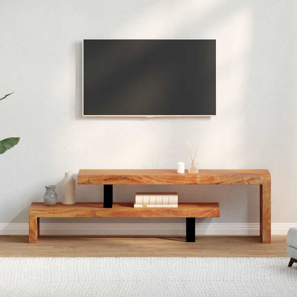 Meuble TV en Bois – Design Ajustable et Élégant