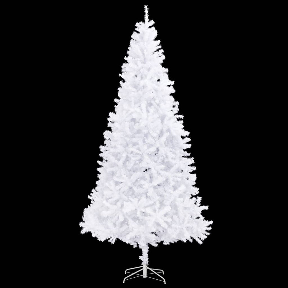 Sapin de Noël artificiel vert ou blanc – 120, 150 ou 240 cm