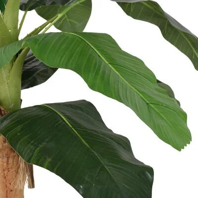 vidaXL Künstlicher Bananenbaum – 18 Blätter – 150 cm – Wartungsfreie Tropenatmosphäre