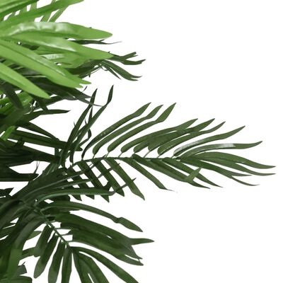 vidaXL Künstliche Palme – 18 Blätter – 80 cm – Wartungsfreie Tropenatmosphäre