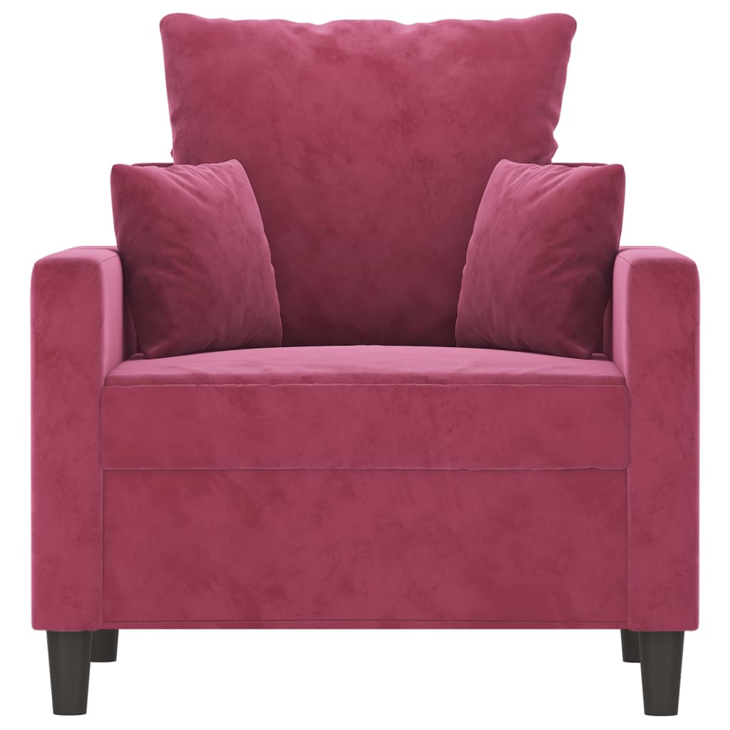 Canapé en velours – Disponible de 60 à 180 cm