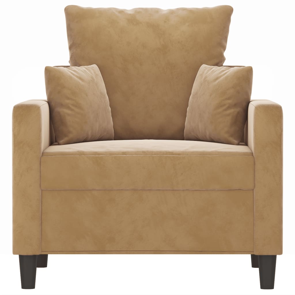 Canapé en velours – Disponible de 60 à 180 cm