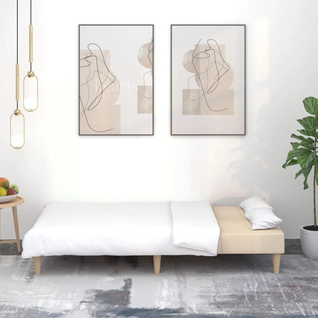 Canapé-Lit 2 Places avec 2 Oreillers – Pratique, Confortable et Élégant