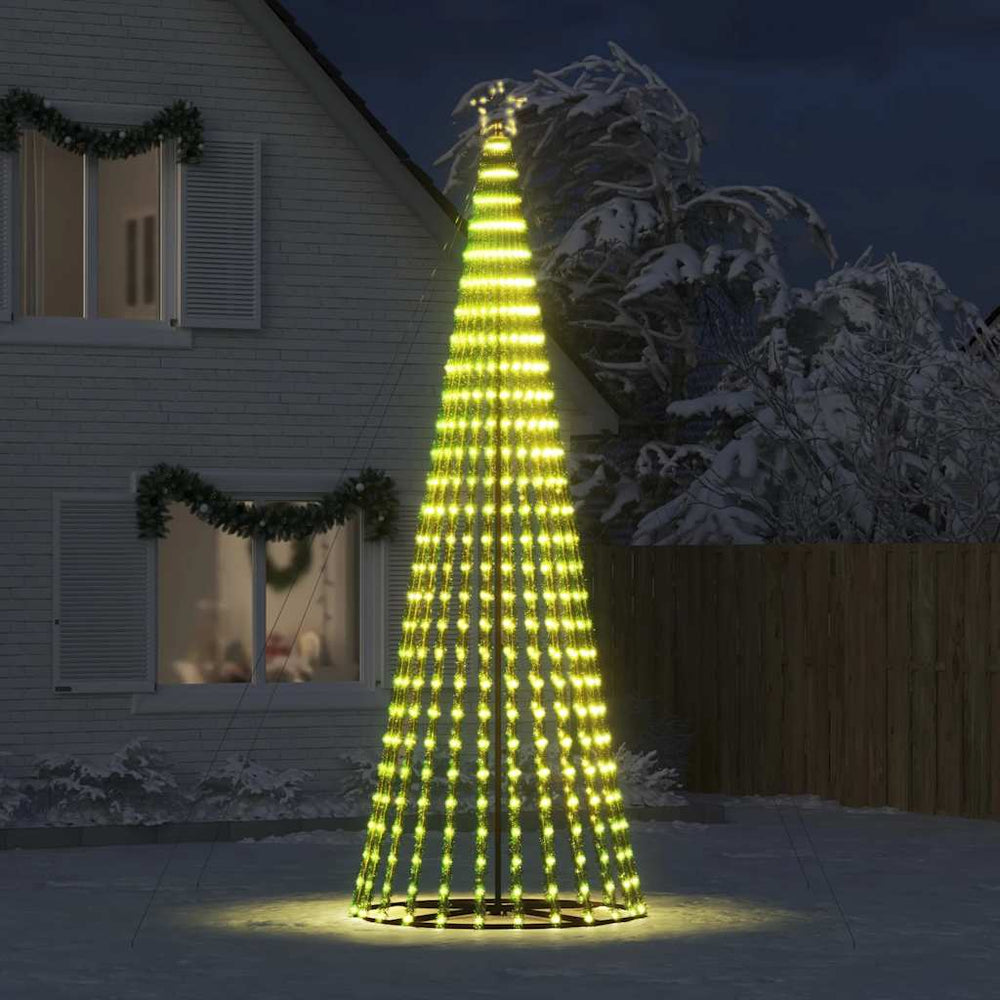 Sapin lumineux LED – 8 modes, blanc ou bleu
