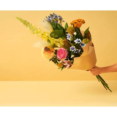 Ultimate Bliss XL Artificial Bouquet 100 cm Multicolor - An Explosion of Colors for Your Interior