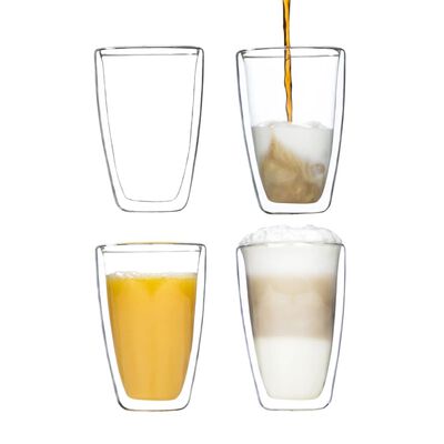 Verre Latte Macchiato Double Paroi