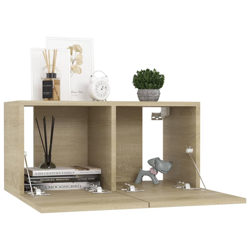 Meuble TV Style Rustique – Finition Vieux Bois