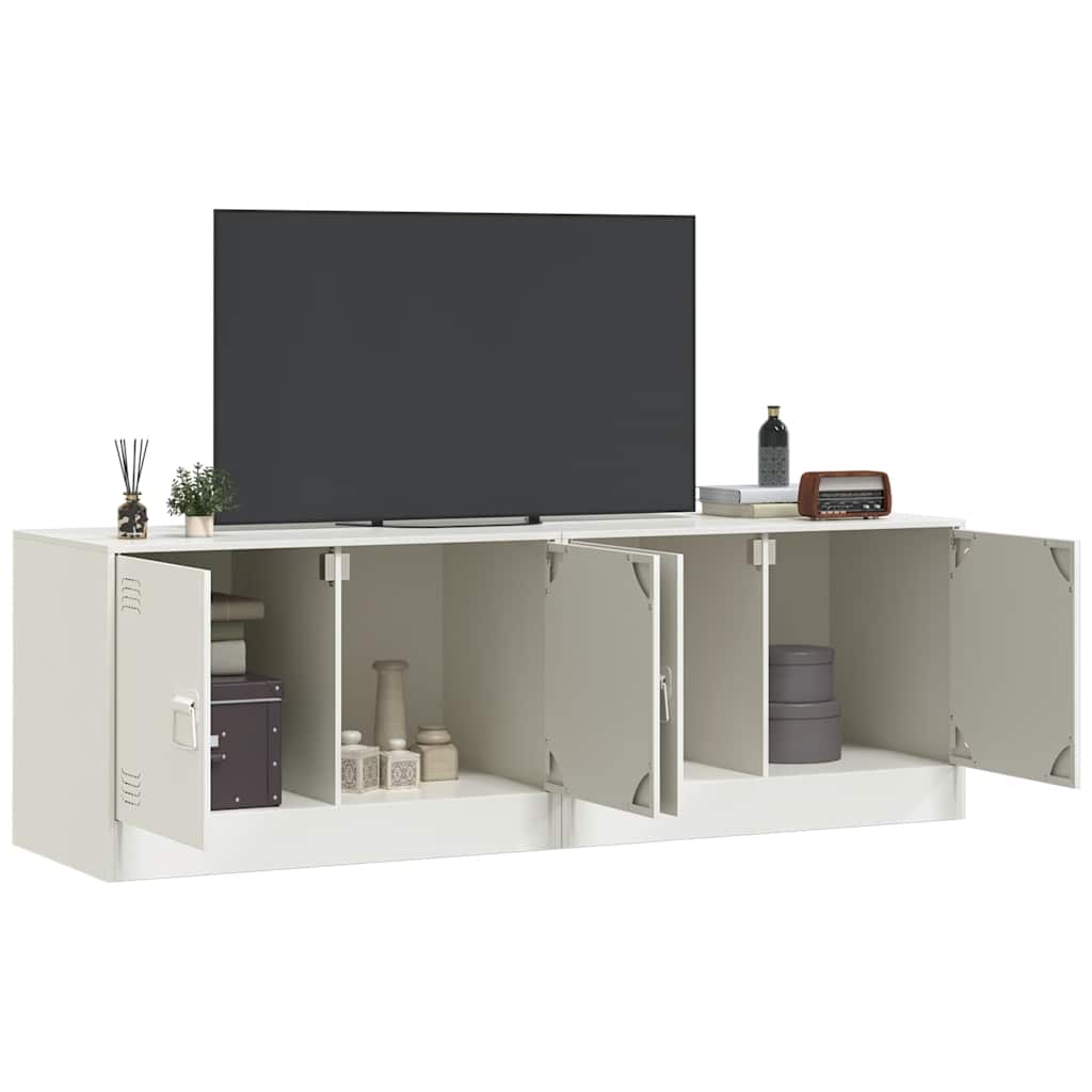 Meuble TV en Acier – 67x39x44 cm – Design Industriel et Compact