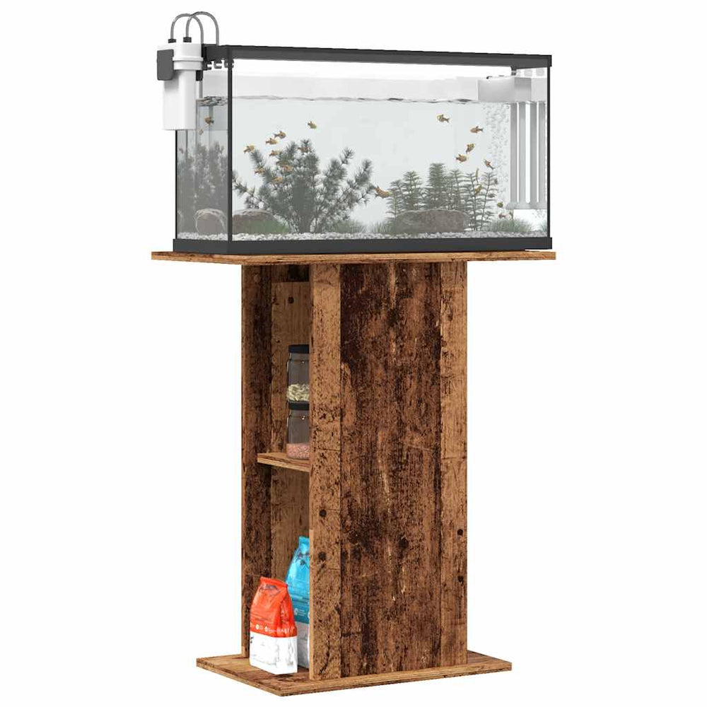 Support d'Aquarium Vieux Bois