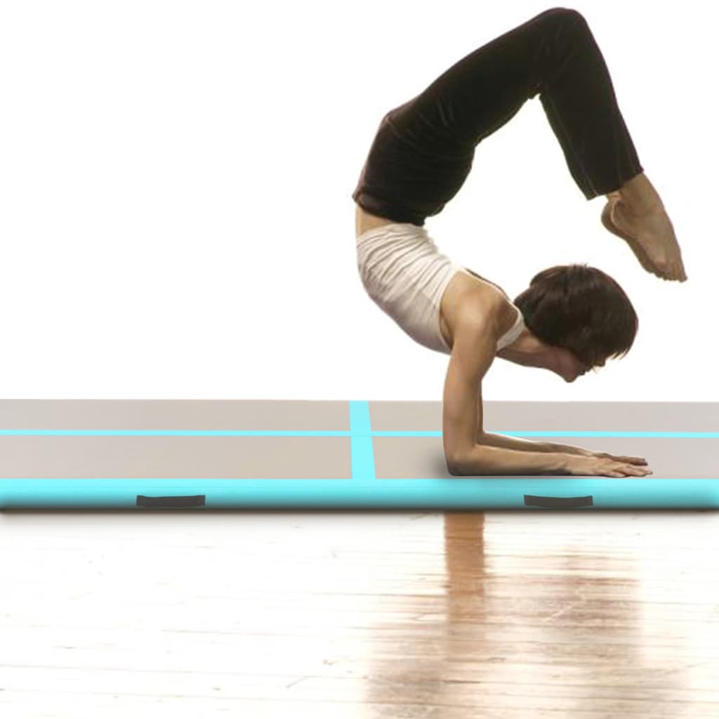 Tapis Gonflable de Gymnastique avec Pompe – PVC Haute Densité