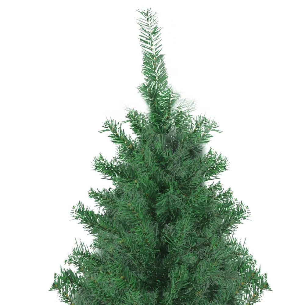 Sapin de Noël artificiel vert ou blanc – 120, 150 ou 240 cm