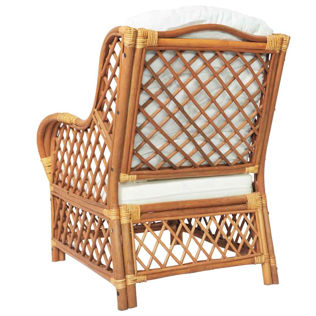 Canapé 2 Places en Rotin Naturel – Élégance et Confort Authentique
