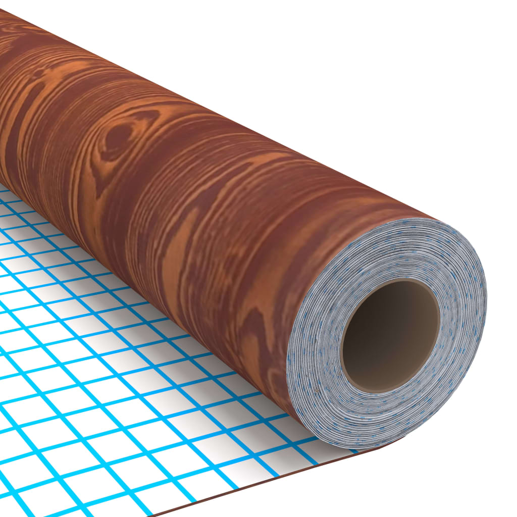 Film Autoadhésif pour Meubles Effet Bois 500x90 cm  – PVC Opaque