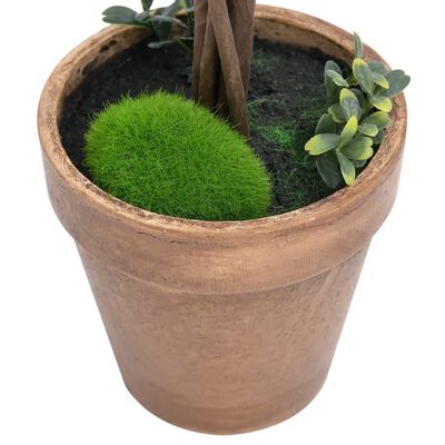 2pcs Artificial Boxwood Plants with Pots - Natural Elegance for Indoor &amp; Outdoor