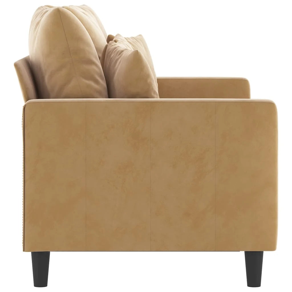 Canapé en velours – Disponible de 60 à 180 cm