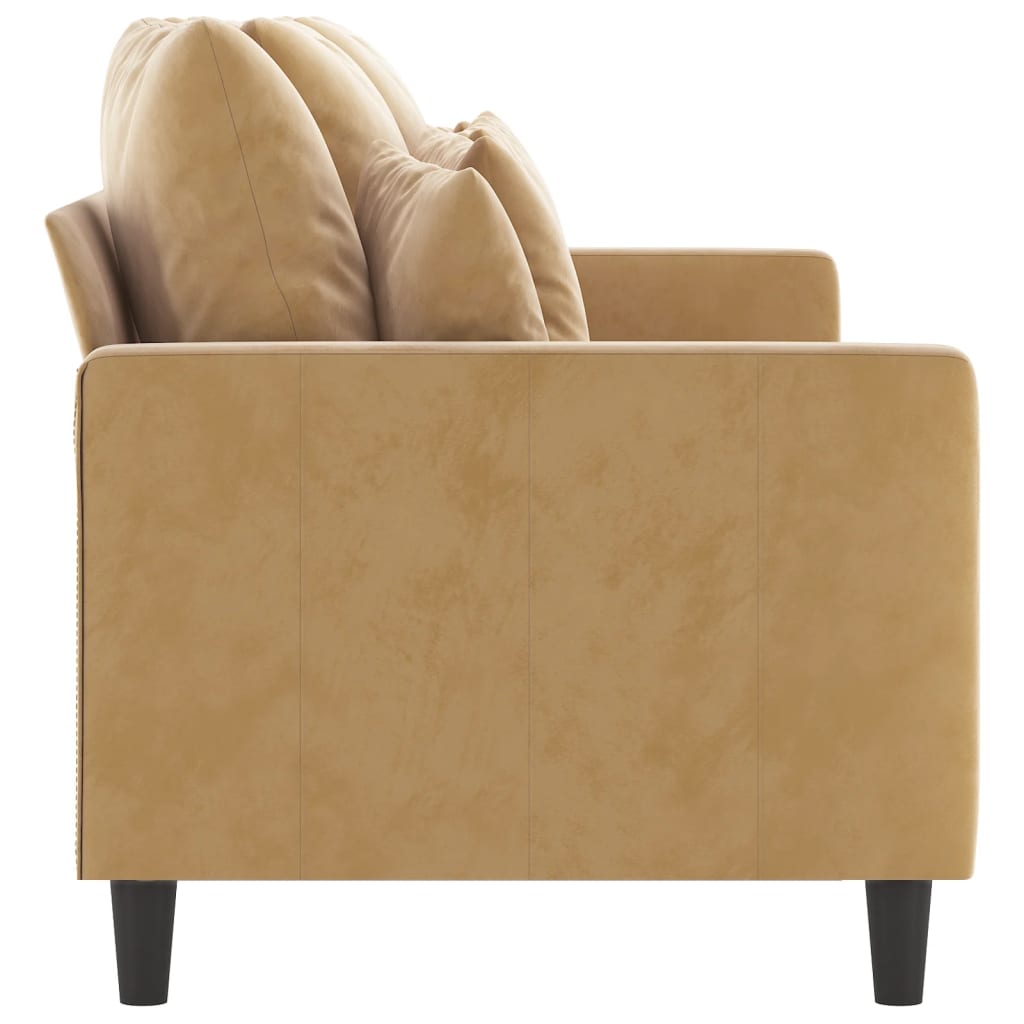 Canapé en velours – Disponible de 60 à 180 cm