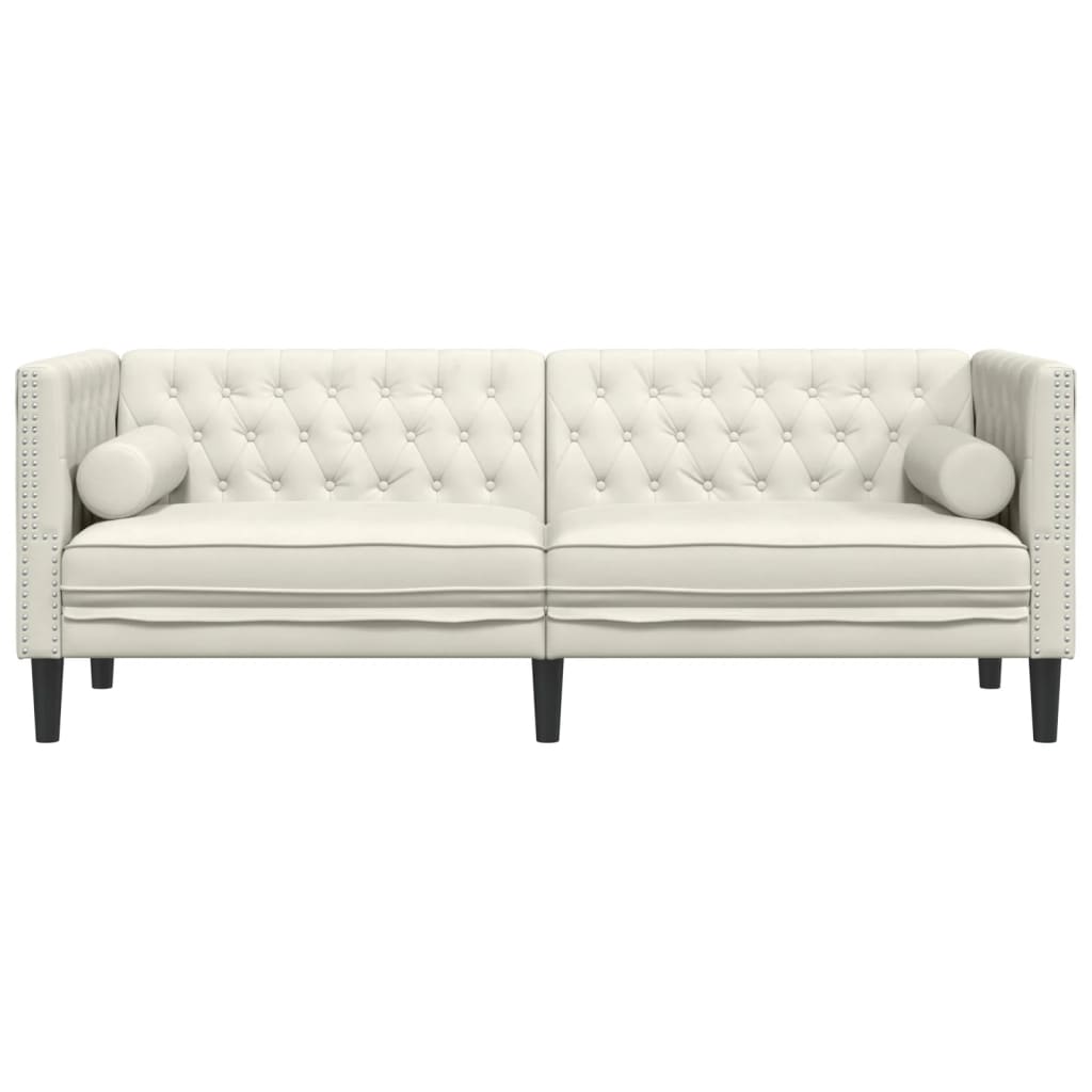 Canapé Chesterfield avec Traversins – Disponible en 1, 2 ou 3 Places