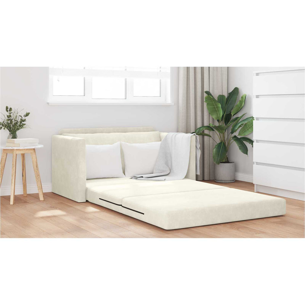 Canapé-Lit au Sol 2-en-1 – Élégance Décontractée & Confort Polyvalent