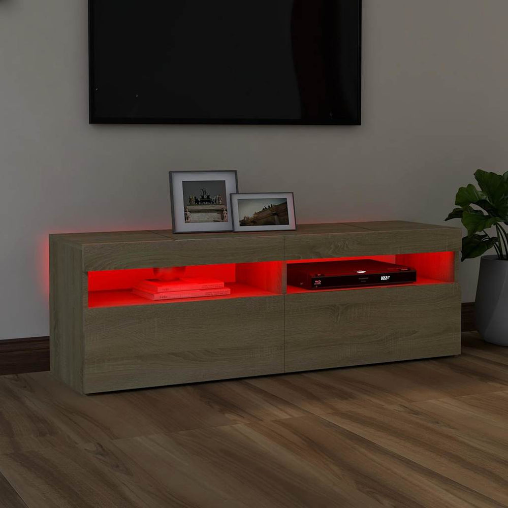 Meubles TV avec Lumières LED RVB – Finition magnifique